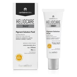 HELIOCARE 360º PIGMENT SOLUTION FLUID PROTECTOR SOLAR PROTEGE CORRIGE Y UNIFICA SPF50+  50 ML