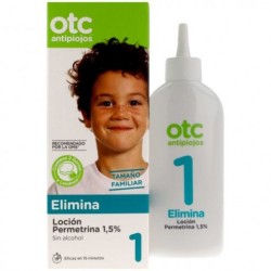 OTC ANTIPIOJOS PERMETRINA 1,5% LOCION ANTIPIOJOS 1 ENVASE 200 ML