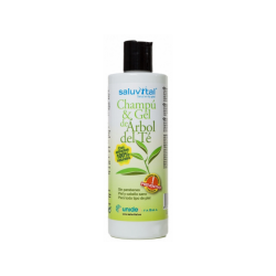 SALUVITAL CHAMPU & GEL DE ARBOL DEL TE  300 ML