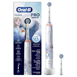 CEPILLO DENTAL ELECTRICO RECARGABLE ORAL-B PRO 3 JUNIOR 6+ BOX 1 UNIDAD FROZEN