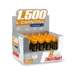 NUTRISPORT L-CARNITINA 1500 NARANJA VIALES UNIDAD.